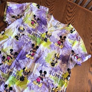 Adorable Disney scrub top
